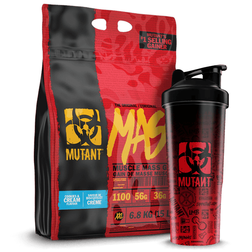 Mutant Mass Cookies & Cream - 6800g. + Shaker