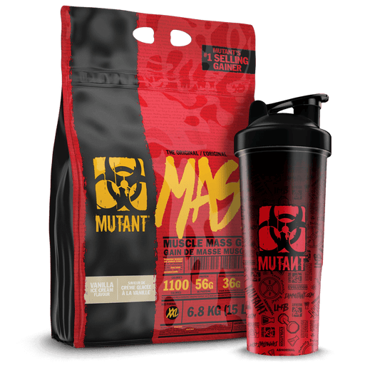 Mutant Mass Vanilla Ice Cream - 6800g. + Shaker