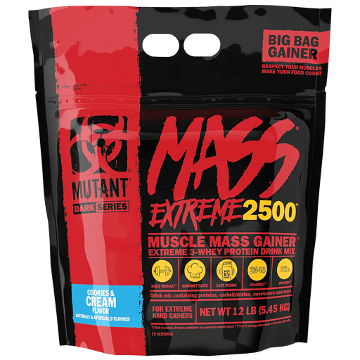 Mutant Mass Extreme 2500 Cookies & Cream - 5450g.