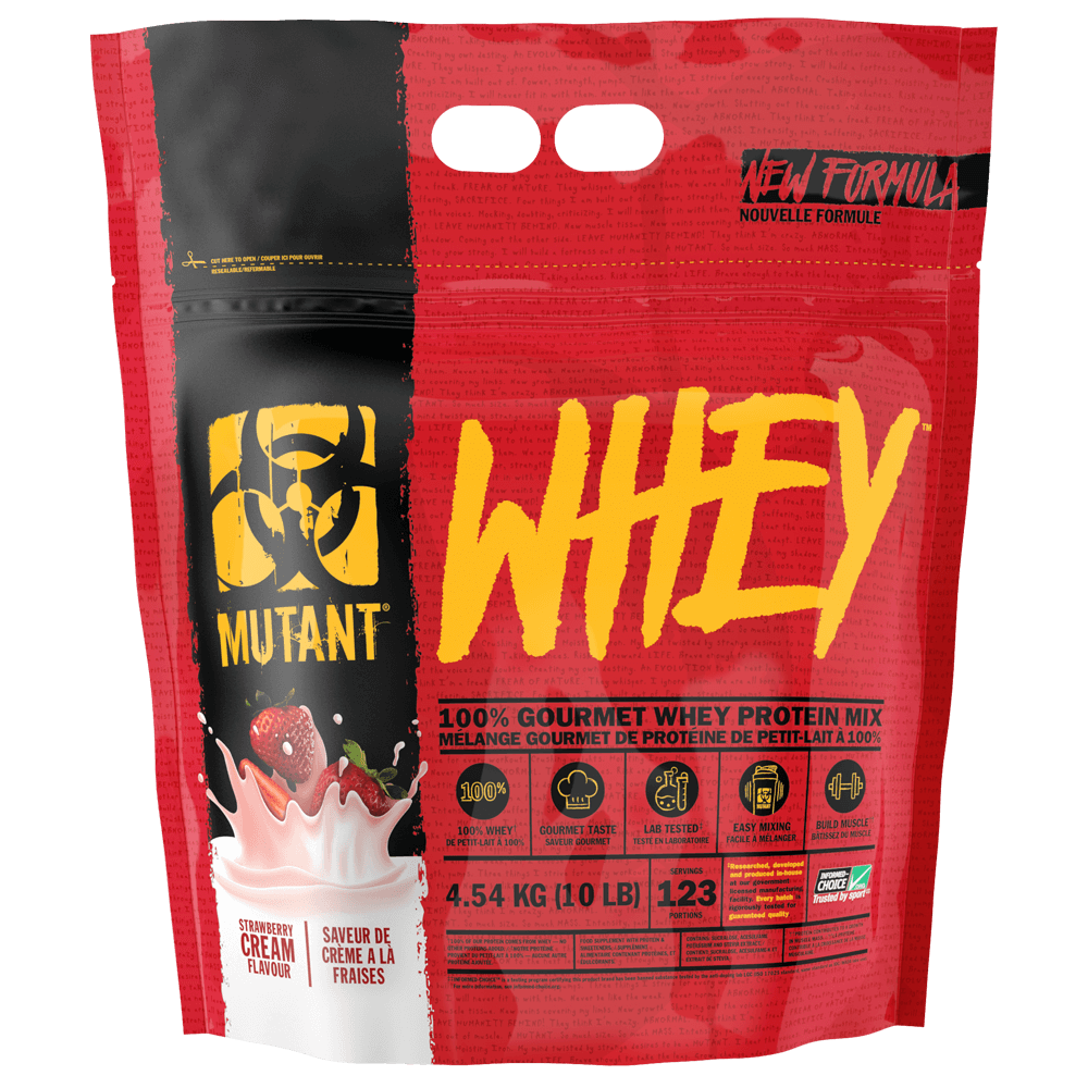 Mutant Whey Strawberry Cream - 4540g.