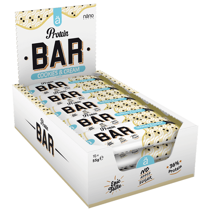 Protein Bar Cookies & Cream - 10x55g.