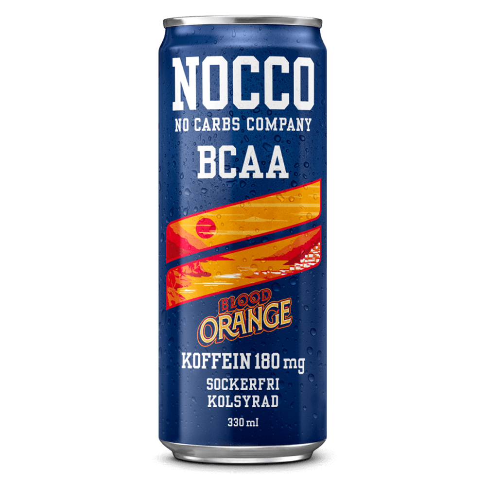 NOCCO BCAA Blood Orange - 24x330ml. (inkl. SE pant)