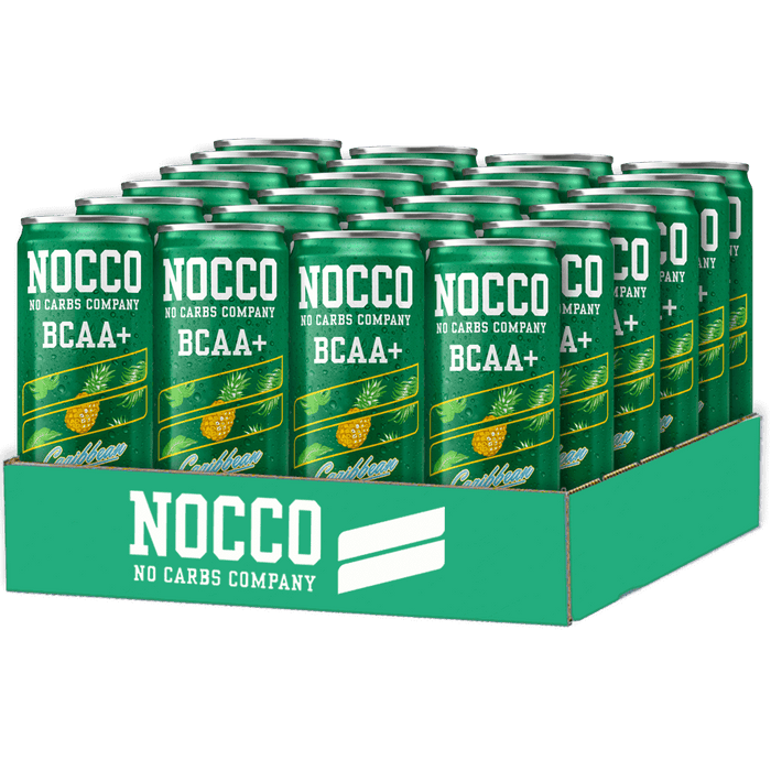 NOCCO BCAA+ Koffeinfri Caribbean - 330ml. (inkl. SE pant)