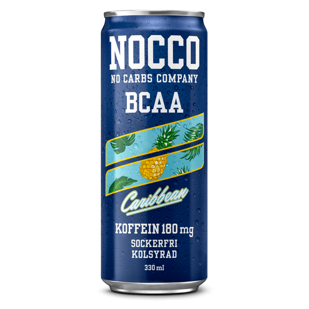 NOCCO BCAA Caribbean - 24x330ml. (inkl. SE pant)