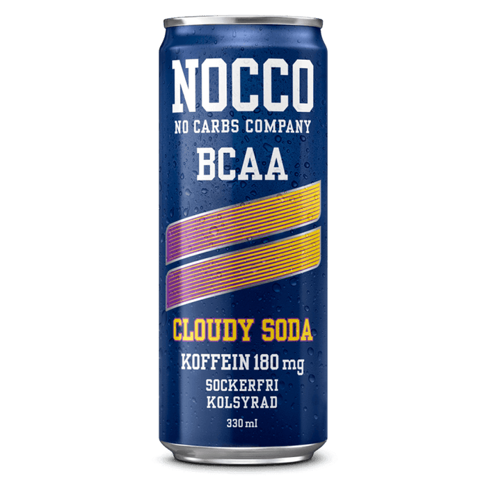 NOCCO BCAA Cloudy Soda - 24x330ml. (inkl. SE pant) (28/11-23)