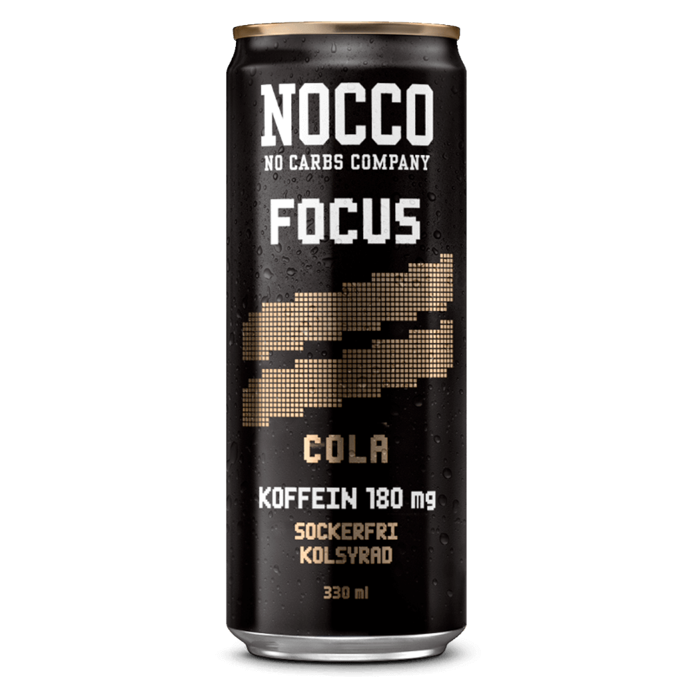 NOCCO Focus Cola - 330ml. (inkl. SE pant)