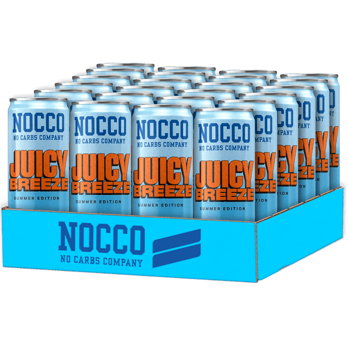 NOCCO Juicy Breeze - 24x330ml. (inkl. SE pant)