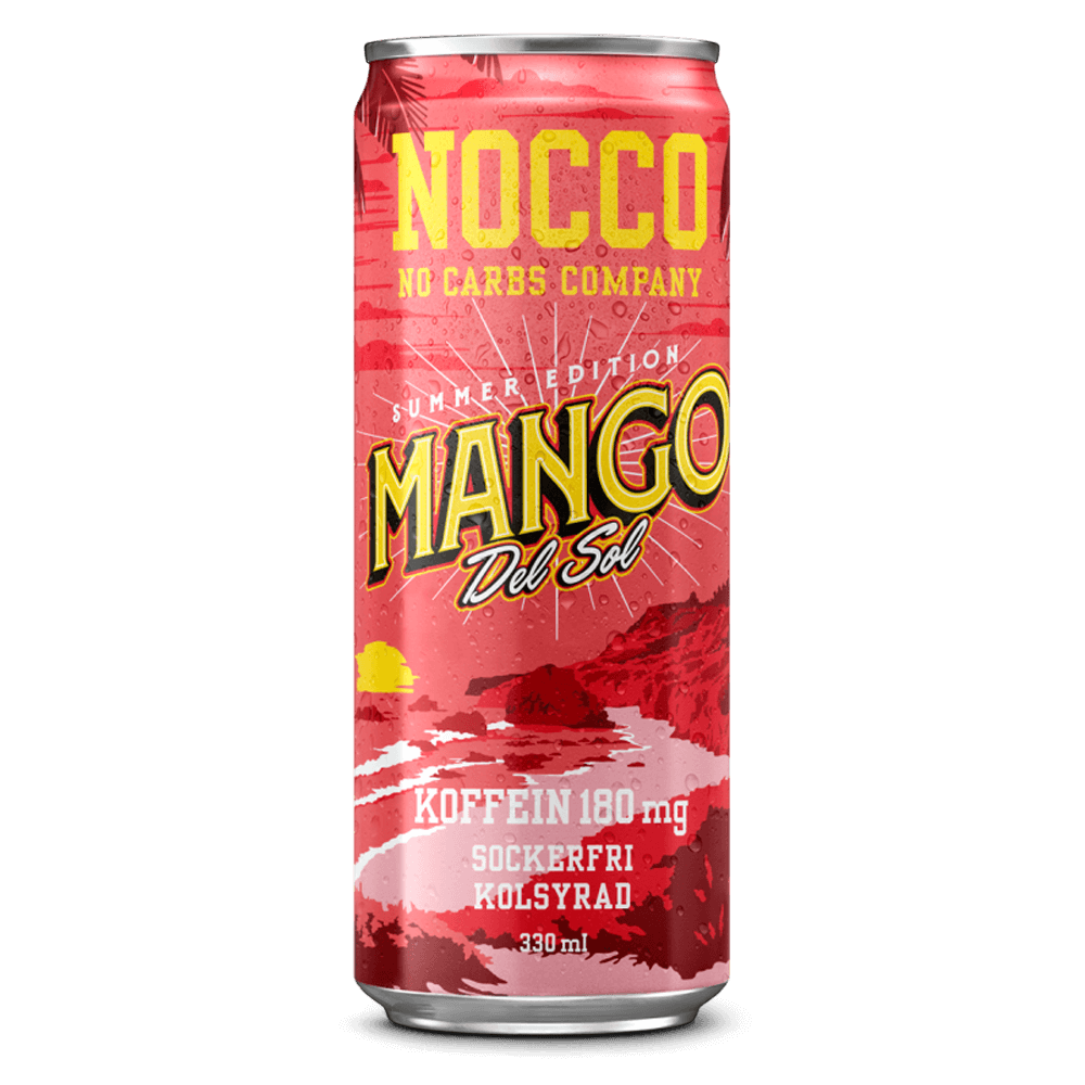 NOCCO BCAA Mango - 24x330ml. (inkl. SE pant)