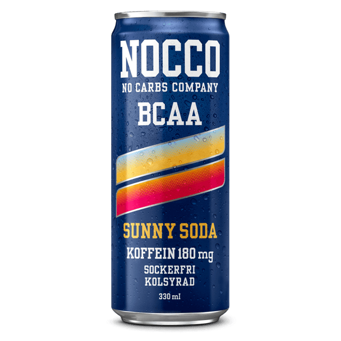 NOCCO BCAA Sunny Soda - 24x330ml. (inkl. SE pant)