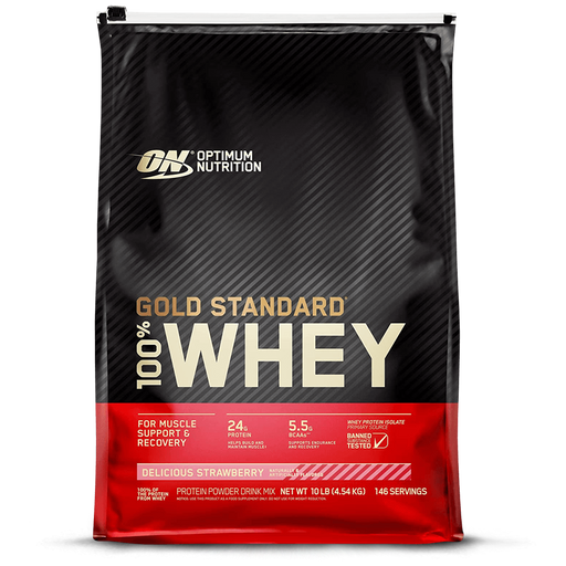 100% Whey Gold Standard Delicious Strawberry - 4545g.