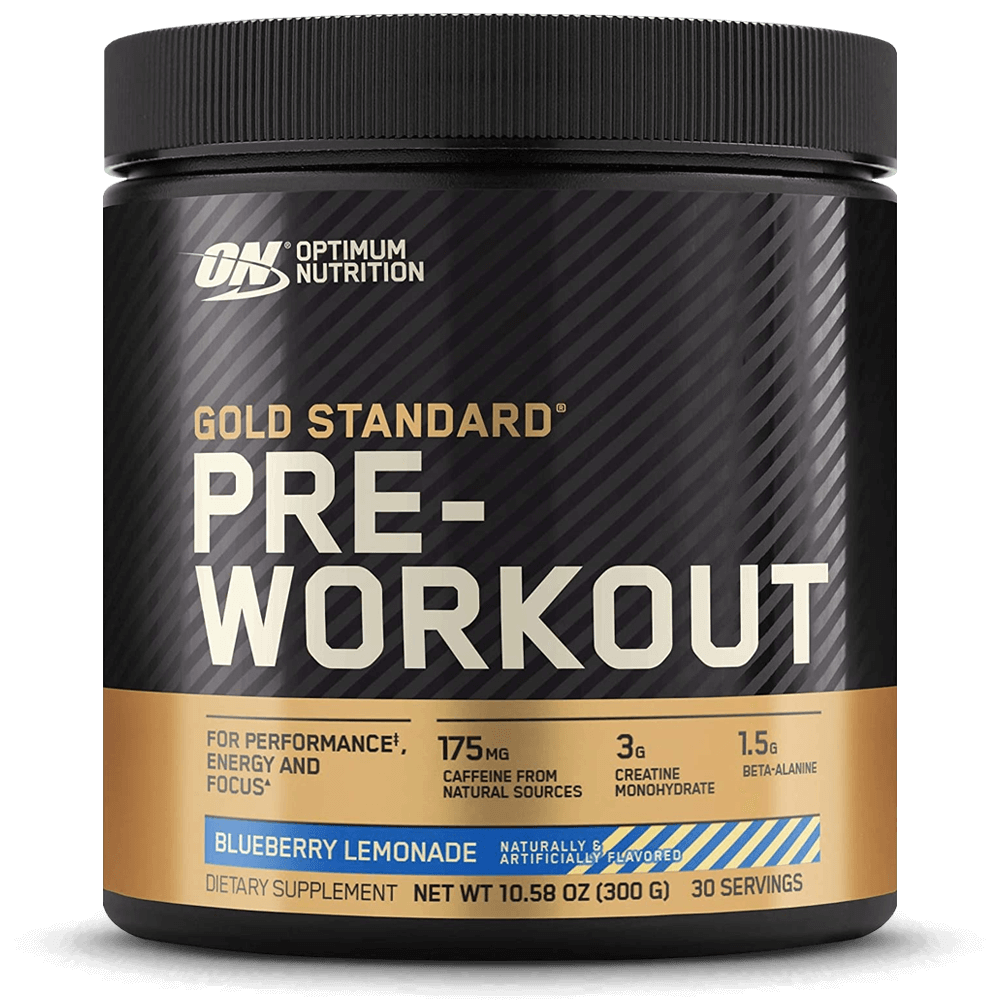 Gold Standard Pre-Workout Blue Raspberry - 30 serv.