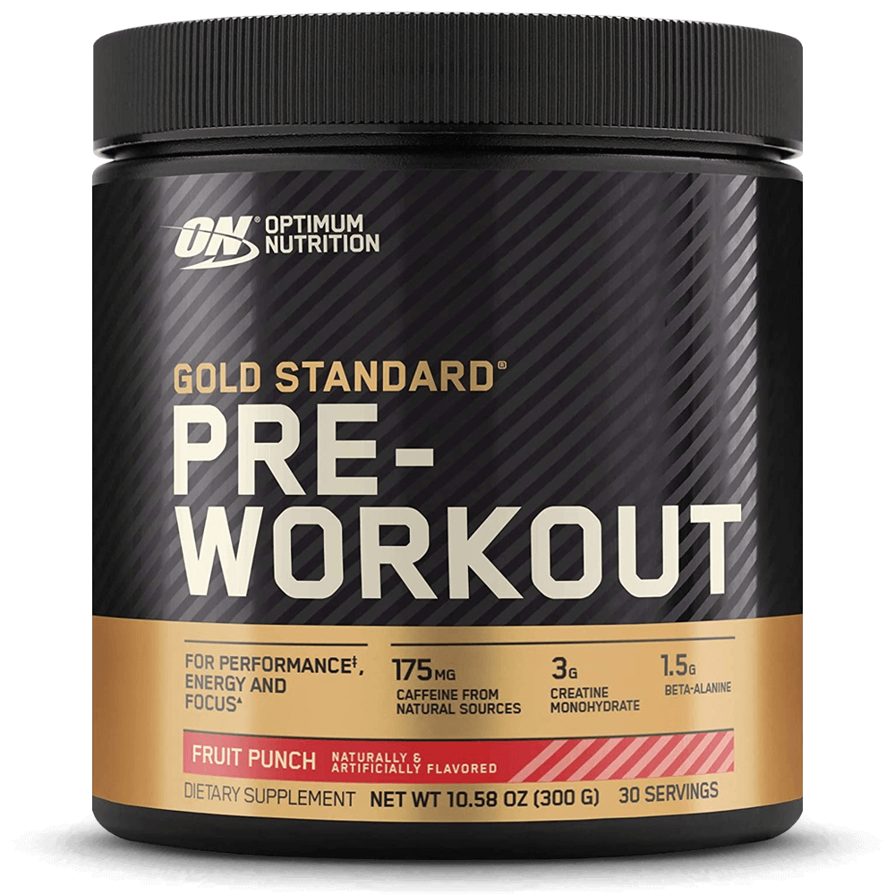 Gold Standard Pre-Workout Fruit Punch - 30 serv.