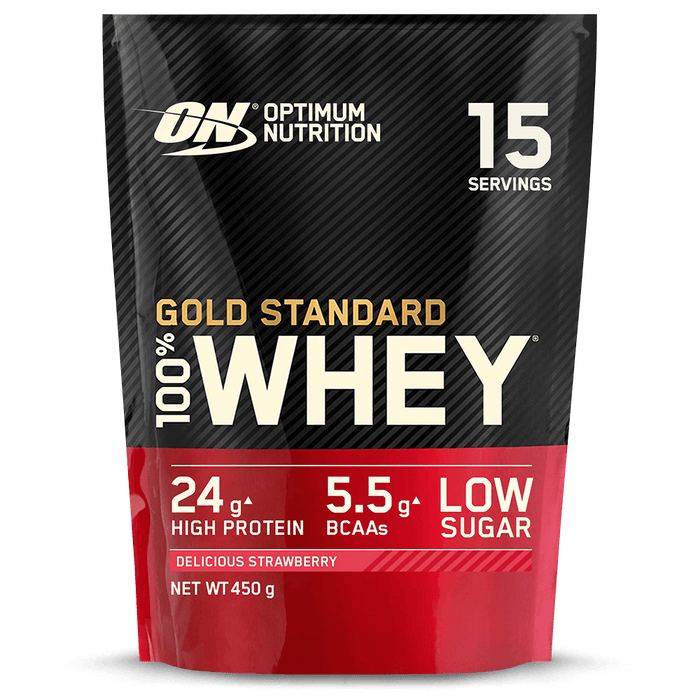 100% Whey Gold Standard Delicious Strawberry - 450g.