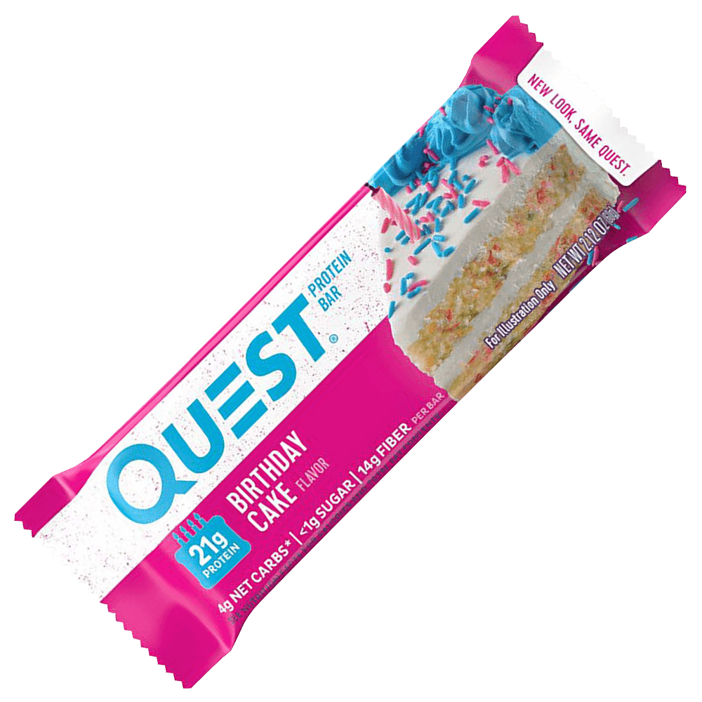 Quest Protein Bar Birthday Cake - 12x60g.