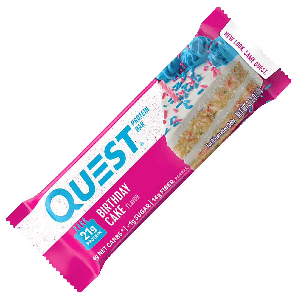 Quest Protein Bar Birthday Cake 60g fra Quest Nutrition