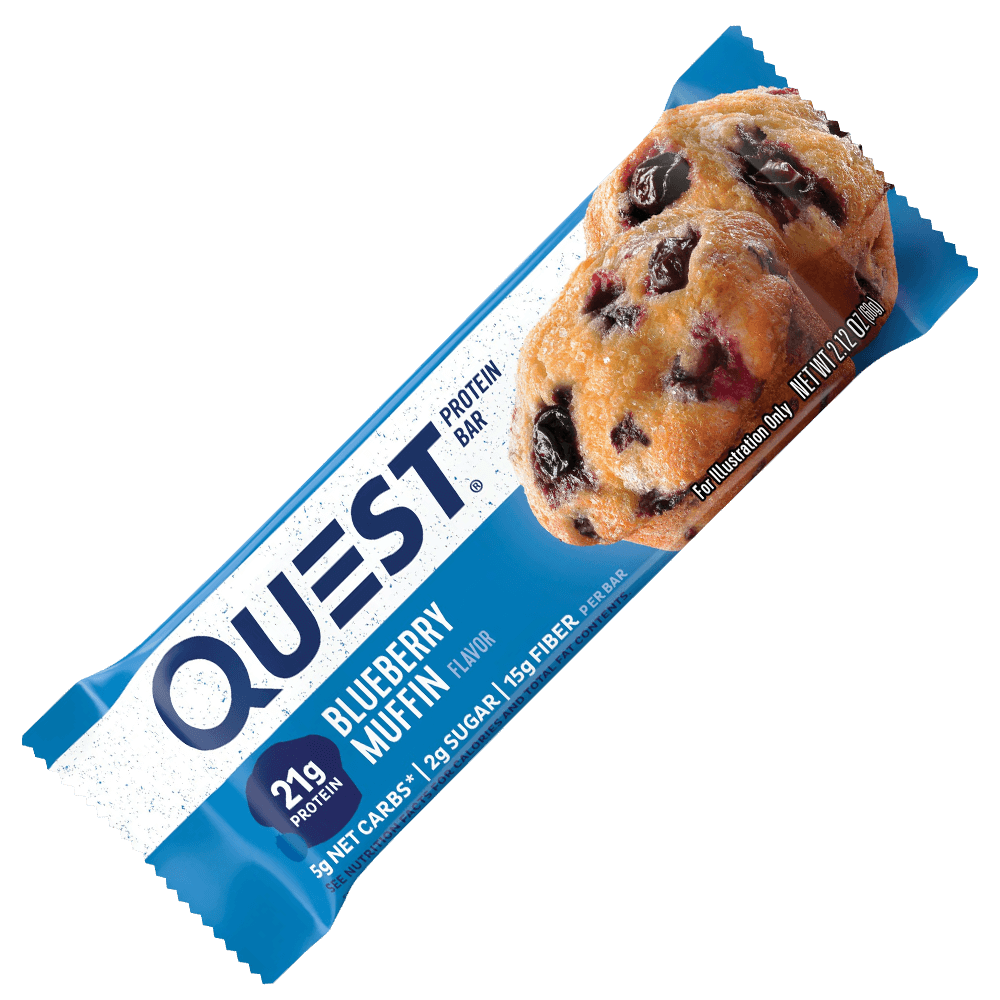 Quest Protein Bar Blueberry Muffin - 12x60g.