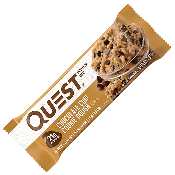 Quest Protein Bar Chocolate Chip Cookie Dough - 12x60g.