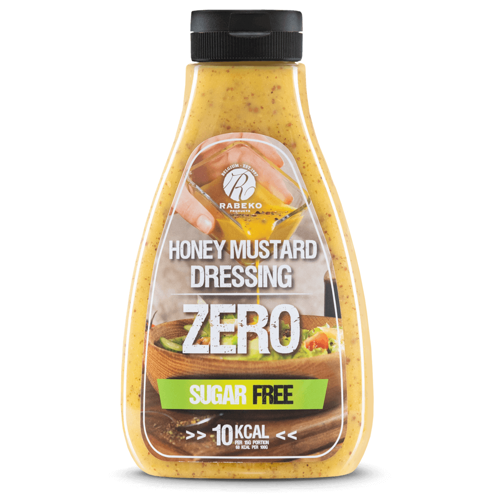 Zero Honey Mustard Dressing 425ml. fra Rabeko