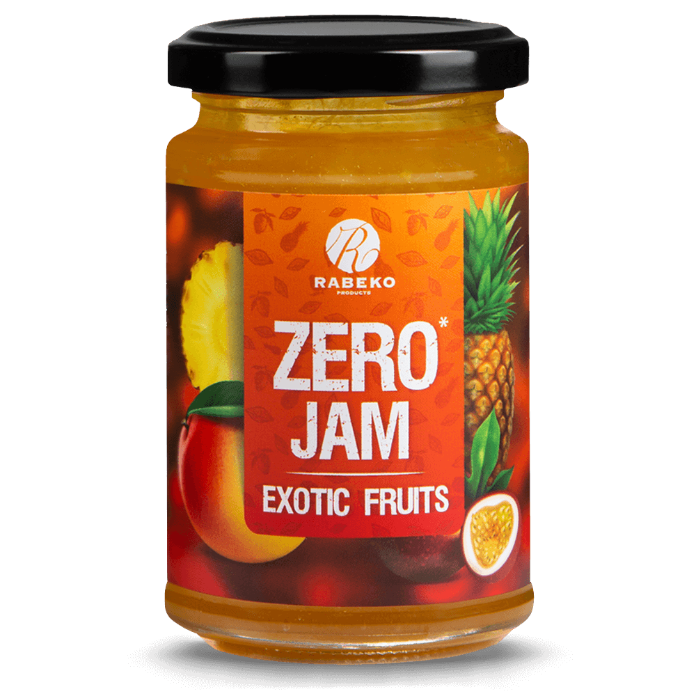 Rabeko Zero Jam Exotic Fruits - 225g.