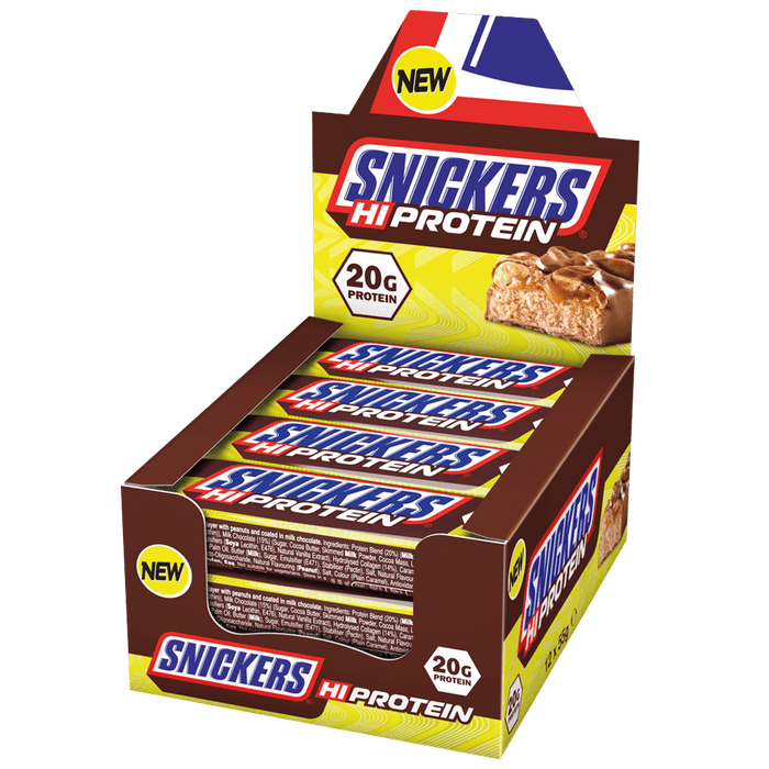 Snickers Hi-Protein Bar - 12x55g.