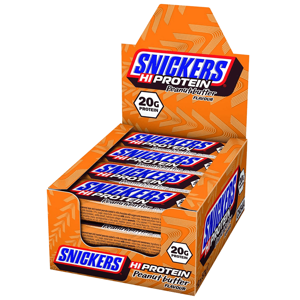 Snickers Hi-Protein Bar Peanut Butter - 10x57g.