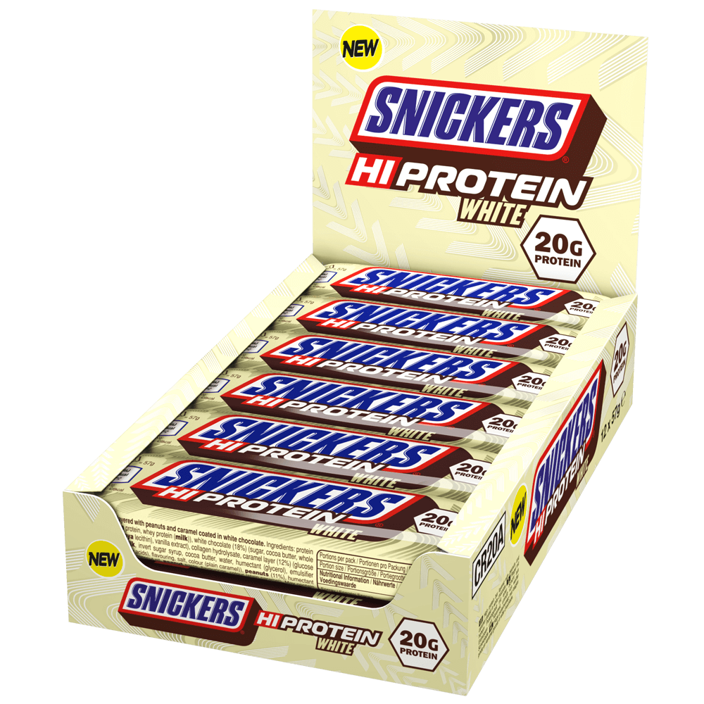 Snickers Hi-Protein White Bar - 10x57g.