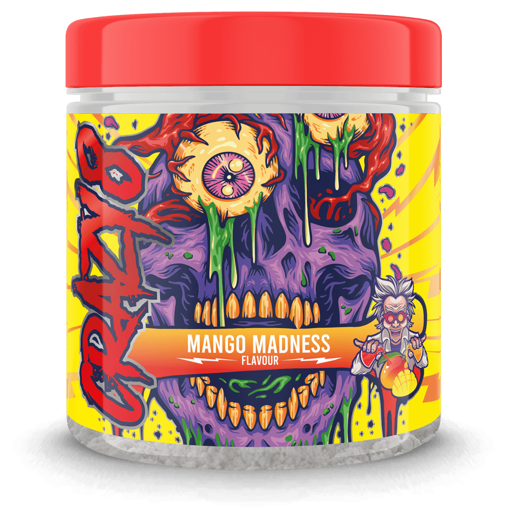 Pre Workout Mango Raspberry Crazy 8 Pre-Workout Mango Madness med 46 servings