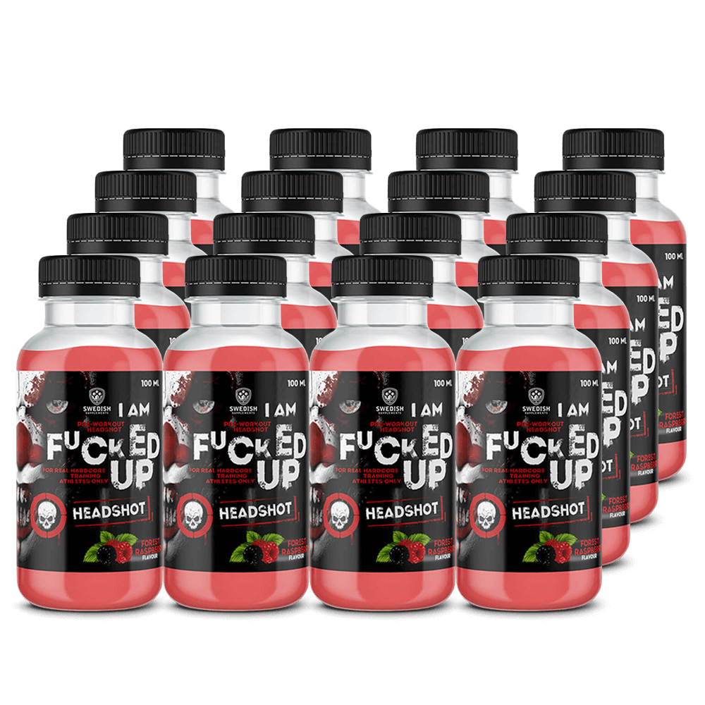 I Am Fucked Up PWO Shot Forest Raspberry - 16x100ml.