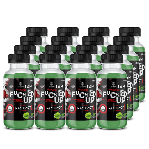 I Am Fucked Up PWO Shot Green Apple - 16x100ml.