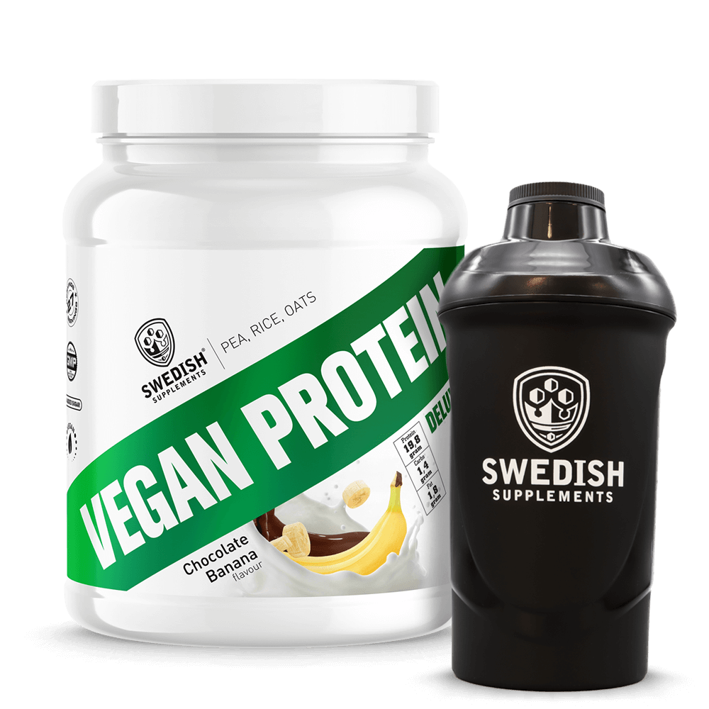 Vegan Protein Deluxe Chocolate Banana - 750g. + Shaker