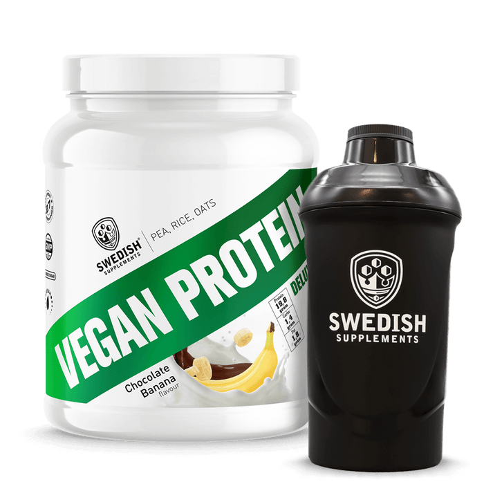 Vegan Protein Deluxe Chocolate Banana - 750g. + Shaker