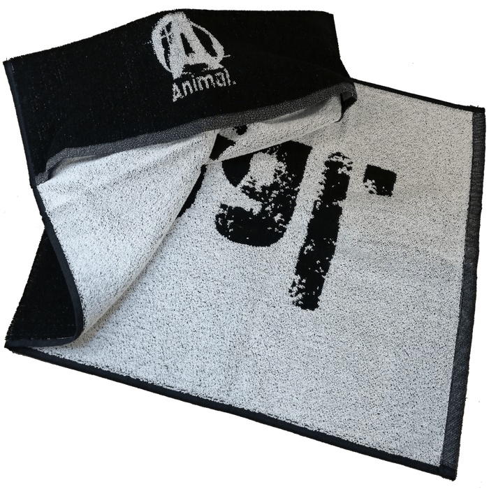 Animal Gym Towel - Black