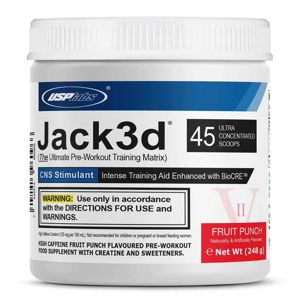 Jack3d Fruit Punch - 45 serv.