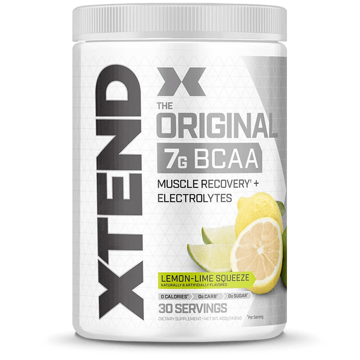 Xtend Lemon Lime Squeeze serv, BCAA drik til træning